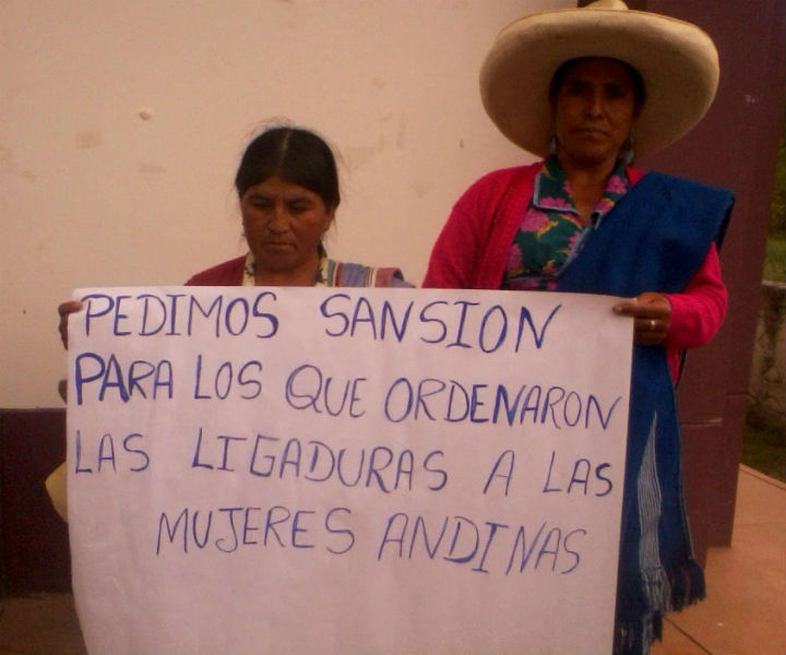 Peru 4. Ines Ruiz Mujeres esterilizadas de Huancabamba