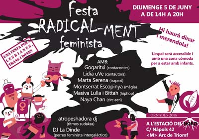 cartell Festa RadicalmentFeminista