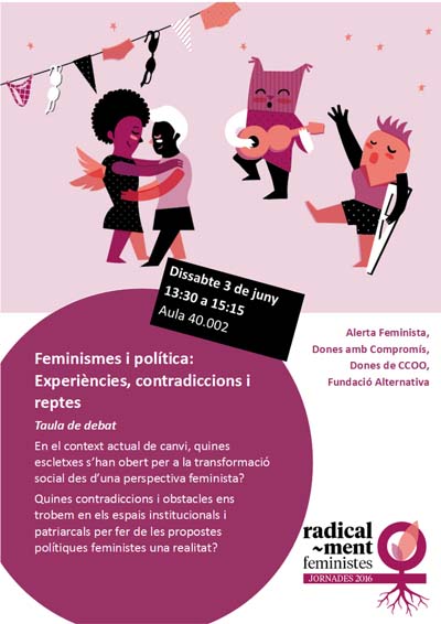 cartell radicalment feministes alerta jornades
