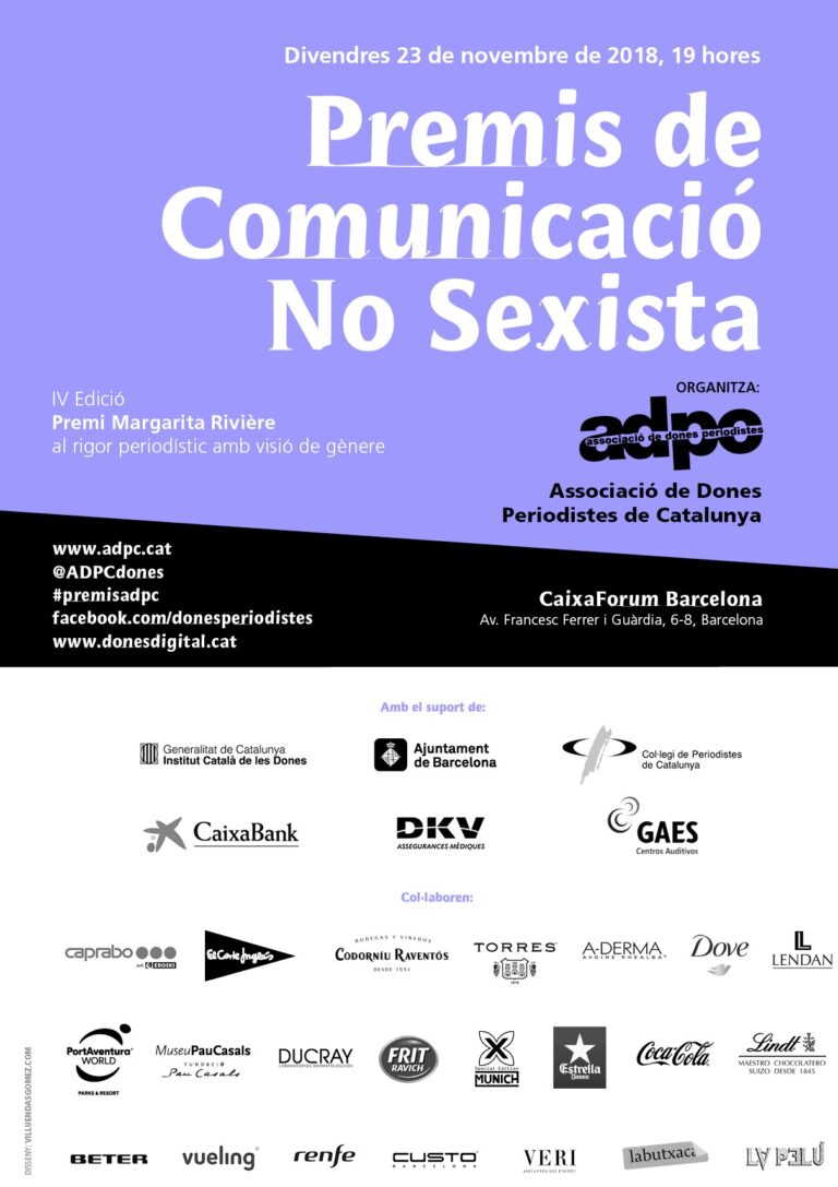 INVITACIÓ 2018 PREMIS DE COMUNICACIÓ NO SEXISTA JPG